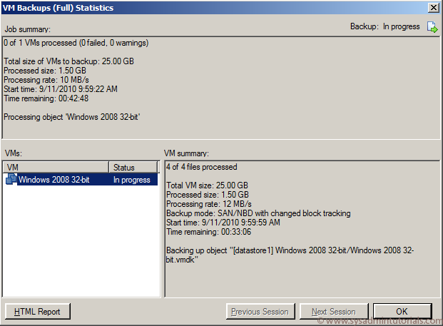 Veeam v5 Virtual Machine Backup